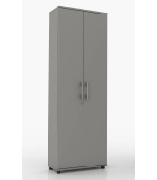 Regał  szafa biurowa G 80 2d Szara 80 cm z zamkiem na klucz